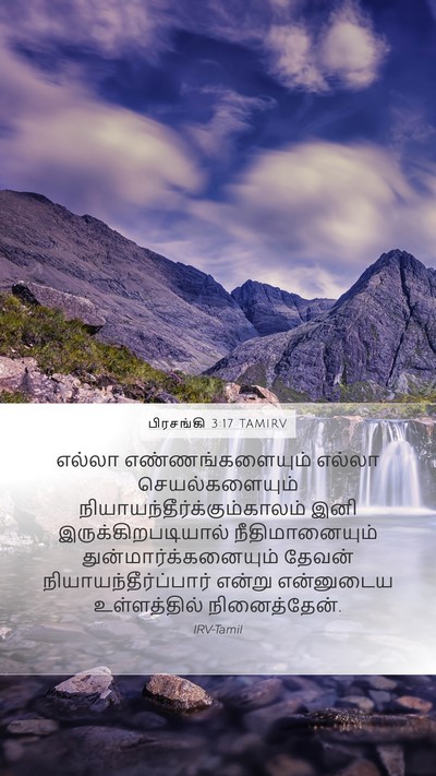 பிரசங்கி 3:17 TAMIRV Bible Verse Image