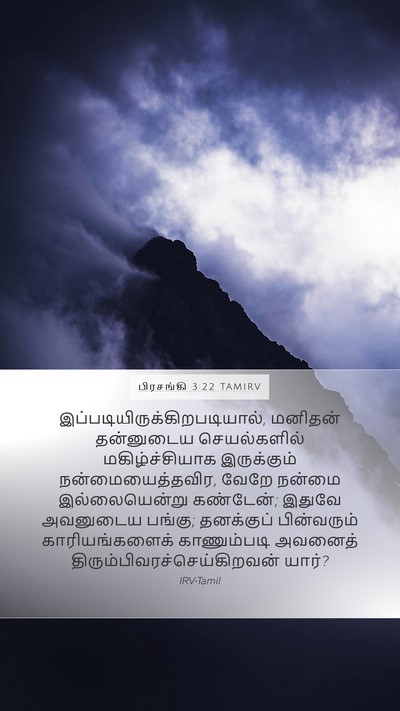 பிரசங்கி 3:22 TAMIRV Bible Verse Image