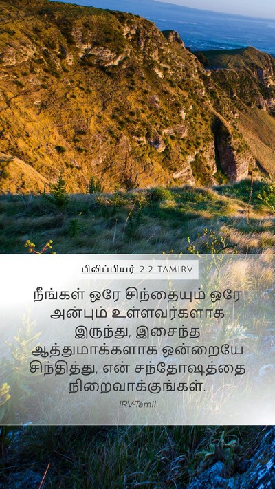பிலிப்பியர் 2:2 TAMIRV Bible Verse Image
