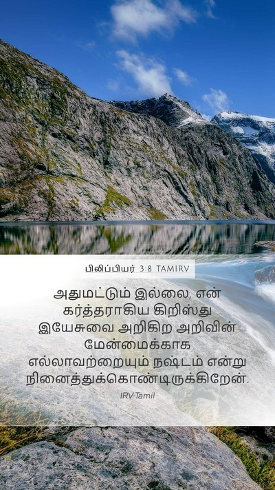 பிலிப்பியர் 3:8 TAMIRV Bible Verse Image