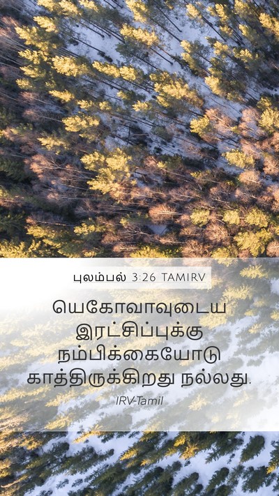 புலம்பல் 3:26 TAMIRV Bible Verse Image