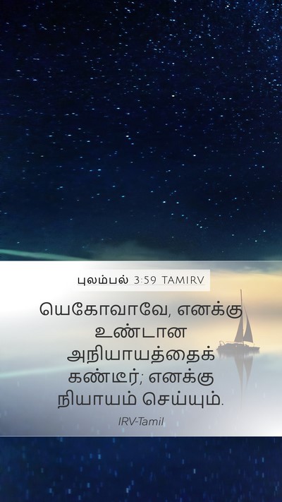 புலம்பல் 3:59 TAMIRV Bible Verse Image