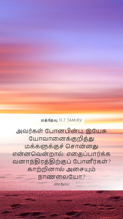 மத்தேயு 11:7 TAMIRV Bible Verse Image