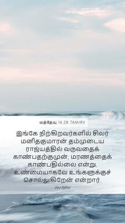 மத்தேயு 16:28 TAMIRV Bible Verse Image