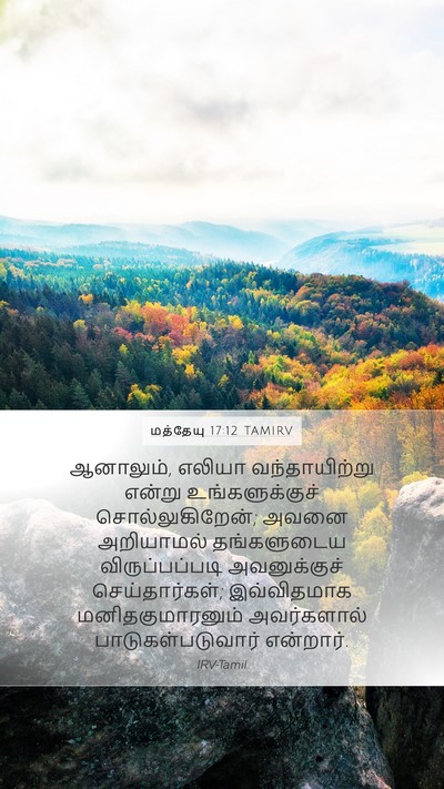 மத்தேயு 17:12 TAMIRV Bible Verse Image