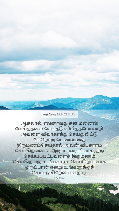 மத்தேயு 19:9 TAMIRV Bible Verse Image