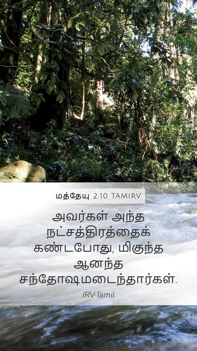 மத்தேயு 2:10 TAMIRV Mobile Phone Wallpaper - அவர்கள் அந்த - Mobile Bible Verse Wallpaper