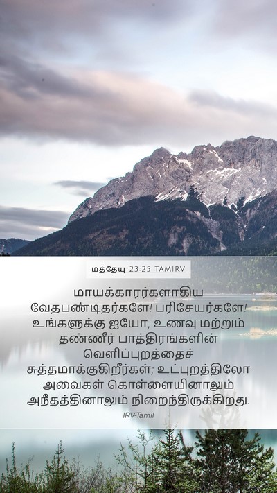 மத்தேயு 23:25 TAMIRV Bible Verse Image