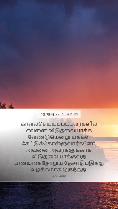 மத்தேயு 27:15 TAMIRV Bible Verse Image