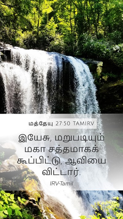 மத்தேயு 27:50 TAMIRV Bible Verse Image