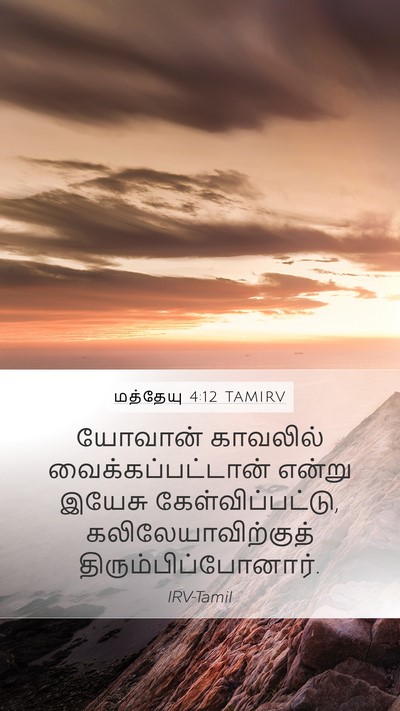 மத்தேயு 4:12 TAMIRV Bible Verse Image