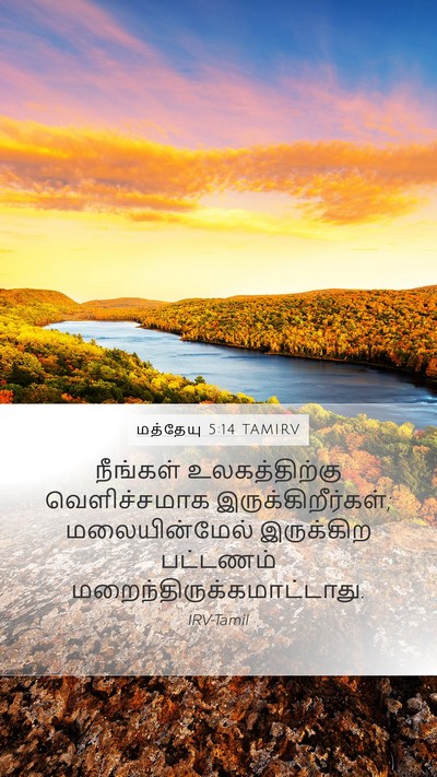 மத்தேயு 5:14 TAMIRV Bible Verse Image