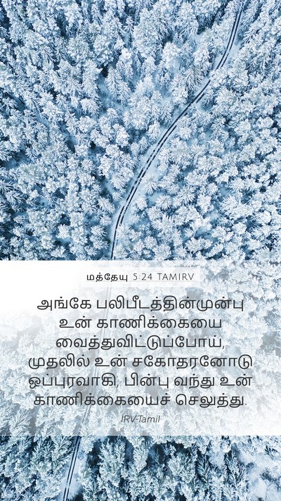 மத்தேயு 5:24 TAMIRV Bible Verse Image