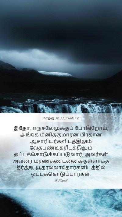 மாற்கு 10:33 TAMIRV Bible Verse Image
