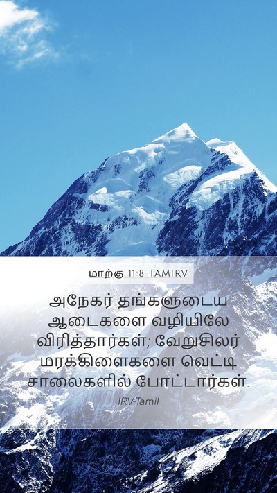 மாற்கு 11:8 TAMIRV Bible Verse Image