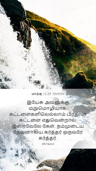 மாற்கு 12:29 TAMIRV Bible Verse Image