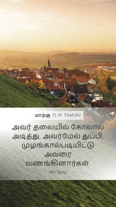 மாற்கு 15:19 TAMIRV Bible Verse Image