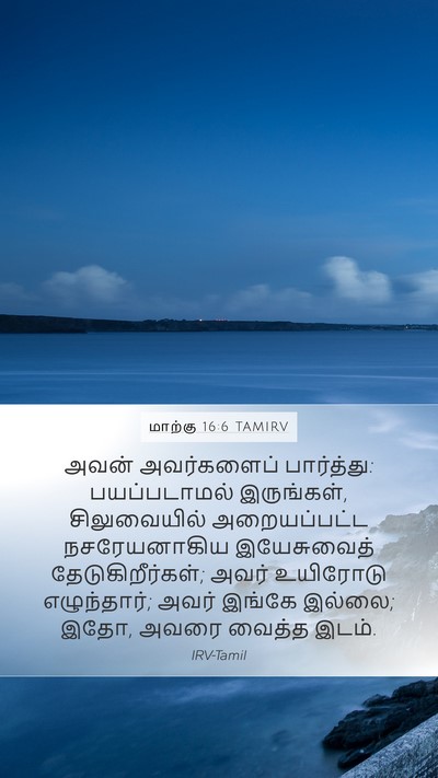 மாற்கு 16:6 TAMIRV Bible Verse Image