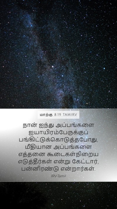 மாற்கு 8:19 TAMIRV Bible Verse Image