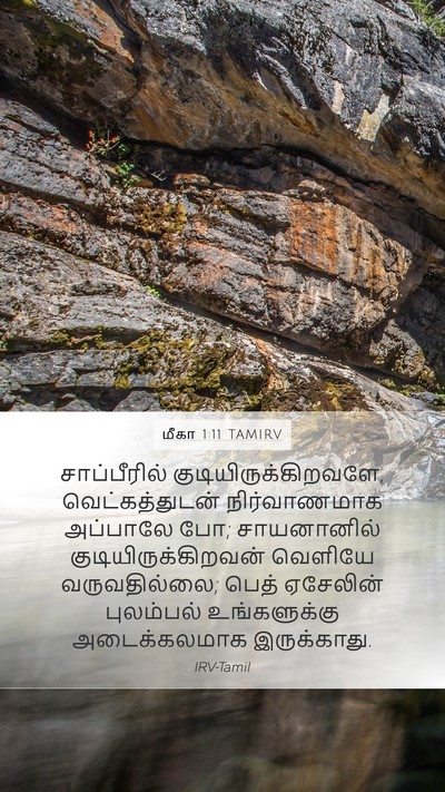மீகா 1:11 TAMIRV Bible Verse Image