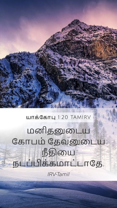 யாக்கோபு 1:20 TAMIRV Bible Verse Image