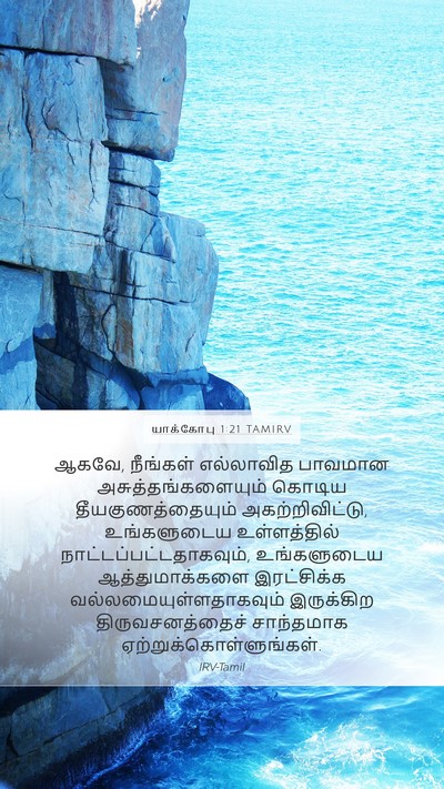 யாக்கோபு 1:21 TAMIRV Bible Verse Image