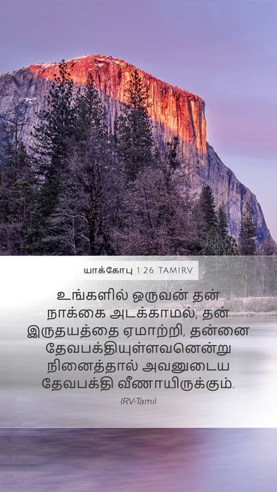 யாக்கோபு 1:26 TAMIRV Bible Verse Image