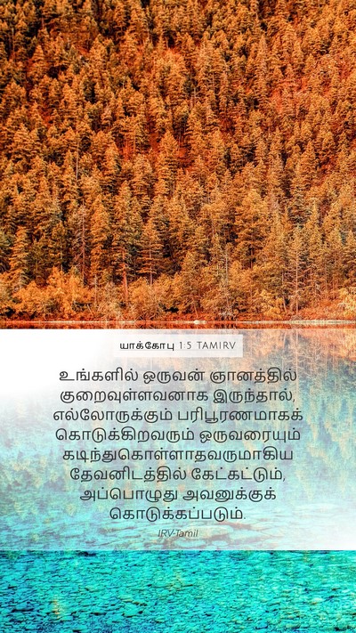 யாக்கோபு 1:5 TAMIRV Bible Verse Image
