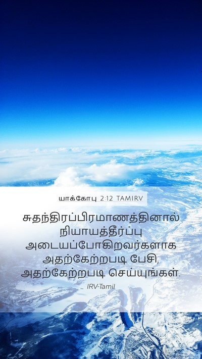 யாக்கோபு 2:12 TAMIRV Bible Verse Image