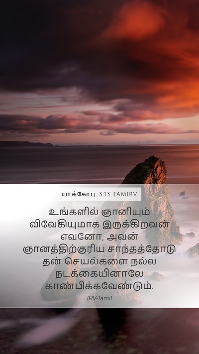 யாக்கோபு 3:13 TAMIRV Bible Verse Image
