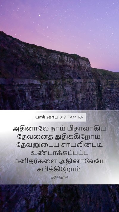 யாக்கோபு 3:9 TAMIRV Bible Verse Image
