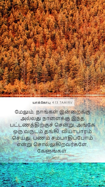 யாக்கோபு 4:13 TAMIRV Bible Verse Image