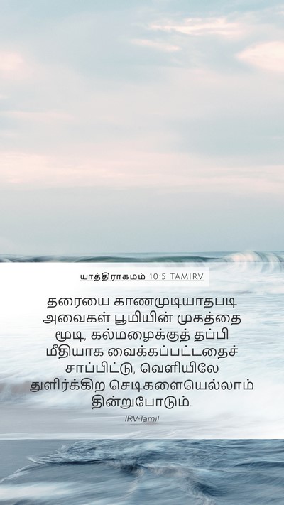 யாத்திராகமம் 10:5 TAMIRV Bible Verse Image