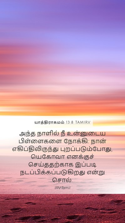 யாத்திராகமம் 13:8 TAMIRV Bible Verse Image