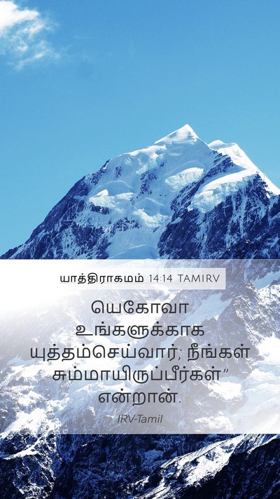 யாத்திராகமம் 14:14 TAMIRV Bible Verse Image