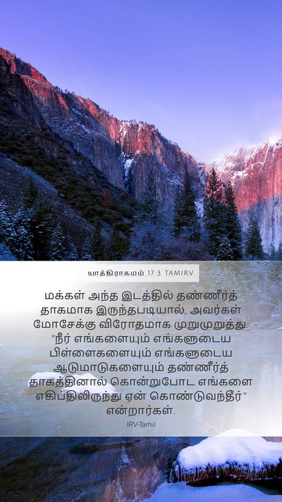 யாத்திராகமம் 17:3 TAMIRV Bible Verse Image