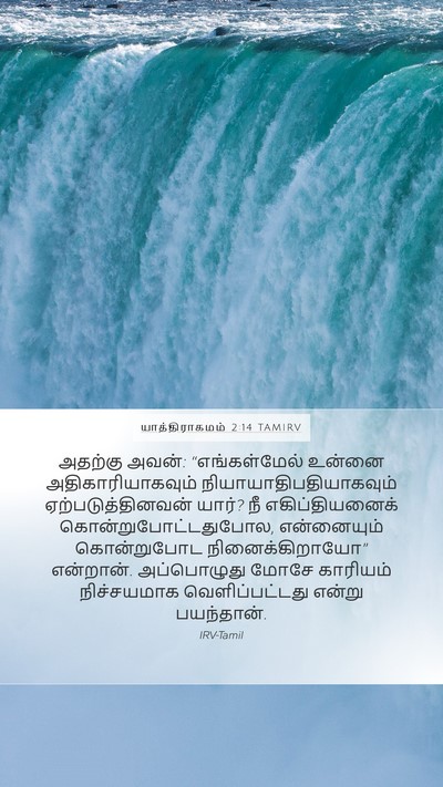 யாத்திராகமம் 2:14 TAMIRV Bible Verse Image