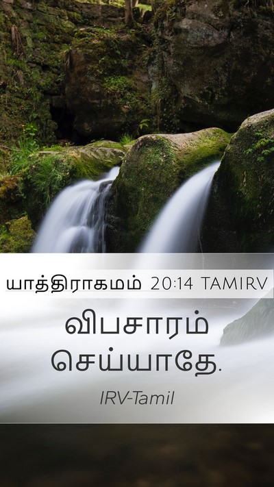 யாத்திராகமம் 20:14 TAMIRV Bible Verse Image