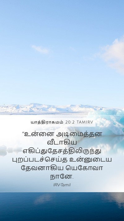 யாத்திராகமம் 20:2 TAMIRV Bible Verse Image
