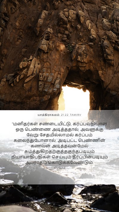 யாத்திராகமம் 21:22 TAMIRV Bible Verse Image