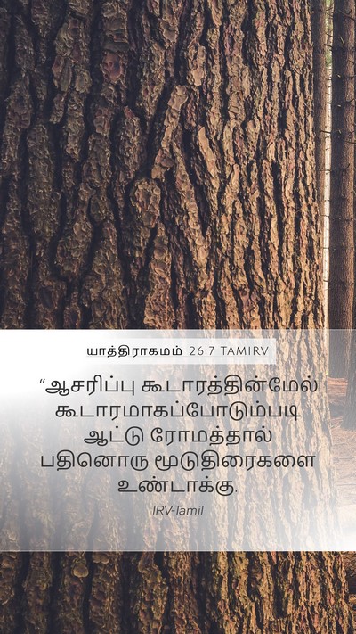 யாத்திராகமம் 26:7 TAMIRV Bible Verse Image