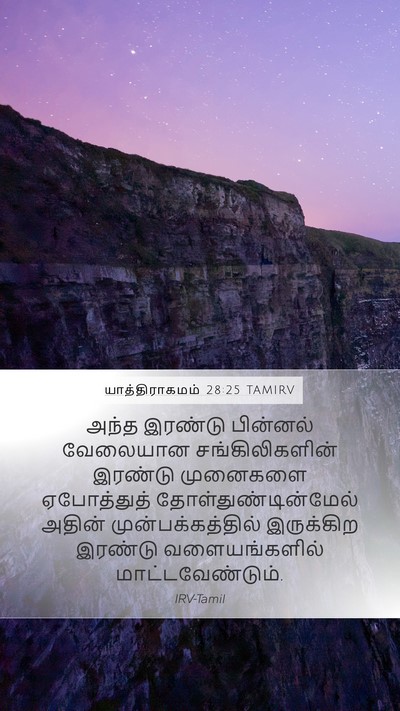 யாத்திராகமம் 28:25 TAMIRV Bible Verse Image