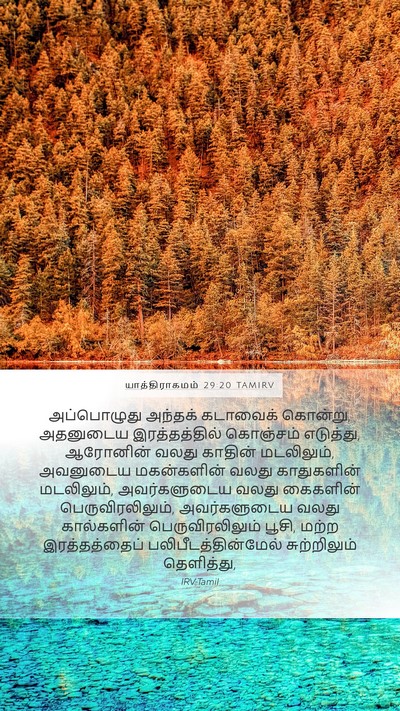 யாத்திராகமம் 29:20 TAMIRV Bible Verse Image