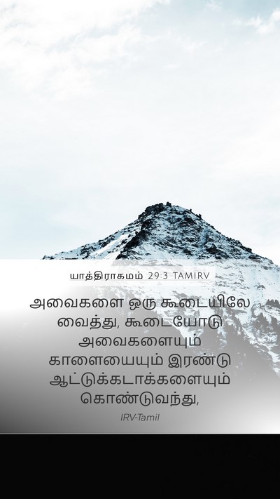 யாத்திராகமம் 29:3 TAMIRV Bible Verse Image