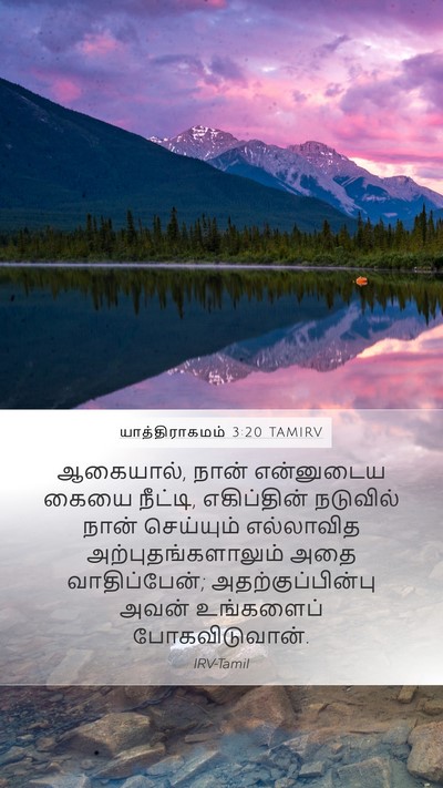 யாத்திராகமம் 3:20 TAMIRV Bible Verse Image
