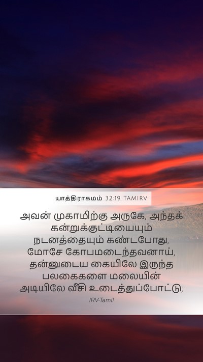 யாத்திராகமம் 32:19 TAMIRV Bible Verse Image