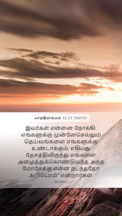 யாத்திராகமம் 32:23 TAMIRV Bible Verse Image