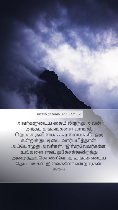 யாத்திராகமம் 32:4 TAMIRV Bible Verse Image