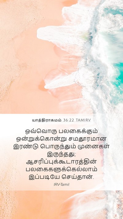 யாத்திராகமம் 36:22 TAMIRV Bible Verse Image