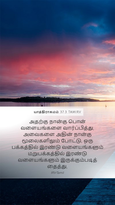யாத்திராகமம் 37:3 TAMIRV Bible Verse Image
